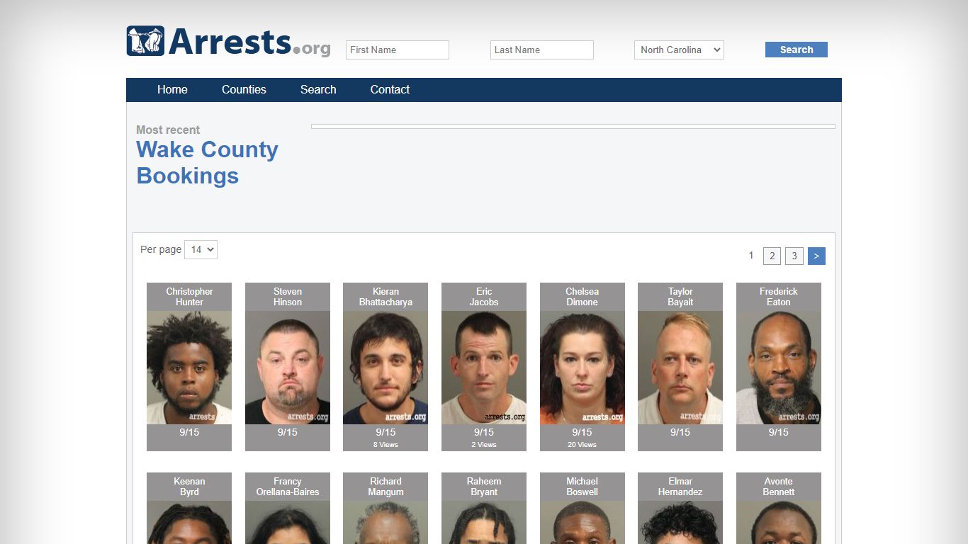 Wake County Arrests and Inmate Search